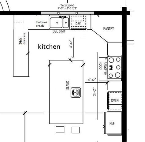 Kitchen Layout Small Floor Plans | Small kitchen design layout, Kitchen layout plans, Small ...