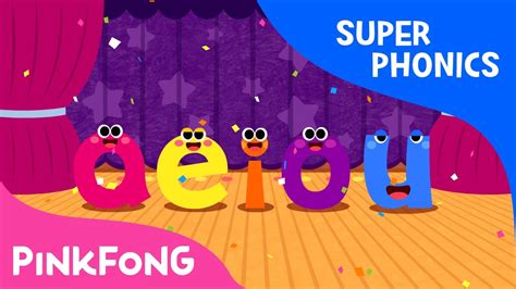 The Vowel Family | Super Phonics | Pinkfong Songs for Children - YouTube