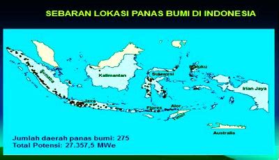 SEBARAN POTENSI & MANFAAT ENERGI PANAS BUMI DI INDONESIA | Mandailing Online