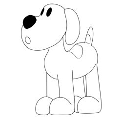 Talking Pocoyo Coloring Page for Kids - Free Pocoyo Printable Coloring ...