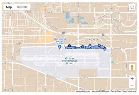 Airport Parking Lots & Rates | Ontario International Airport