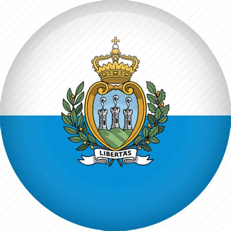 Circle, country, flag, san marino, nation icon - Download on Iconfinder