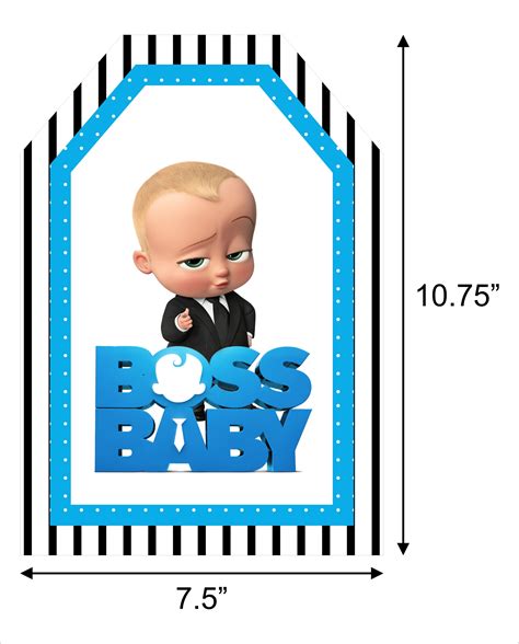 Boss Baby Banner for Wall Decoration, Cake Area, Entrance – Theme My Party