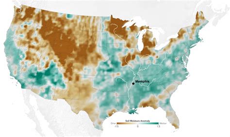 Digital Image 15-2A Soil moisture maps of the United States. Soil ...