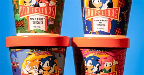 SEGA & OddFellows Ice Cream Collab On Sonic The Hedgehog Flavors ...