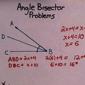 Angle Bisector Problems Tutorials, Quizzes, and Help | Sophia Learning