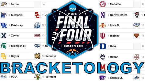 Bracketology 2023: College Basketball Tournament Predictions & Completed Bracket Championship ...