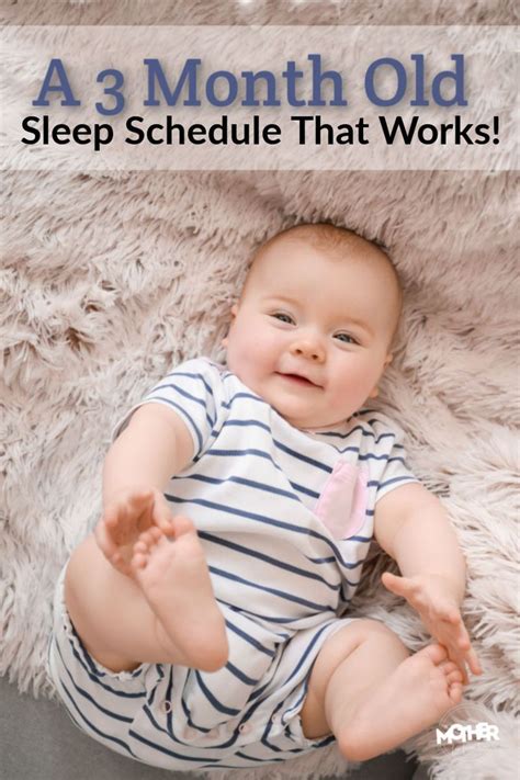 A 3 Month Old Baby Sleep Schedule You Can Count On | Baby routine, Baby ...