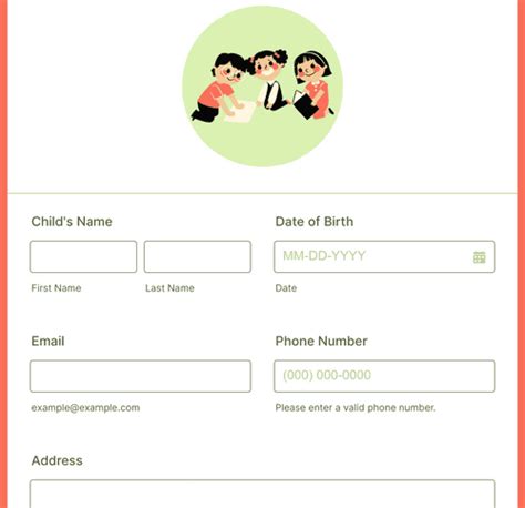 Sunday School Registration Form Template | Jotform