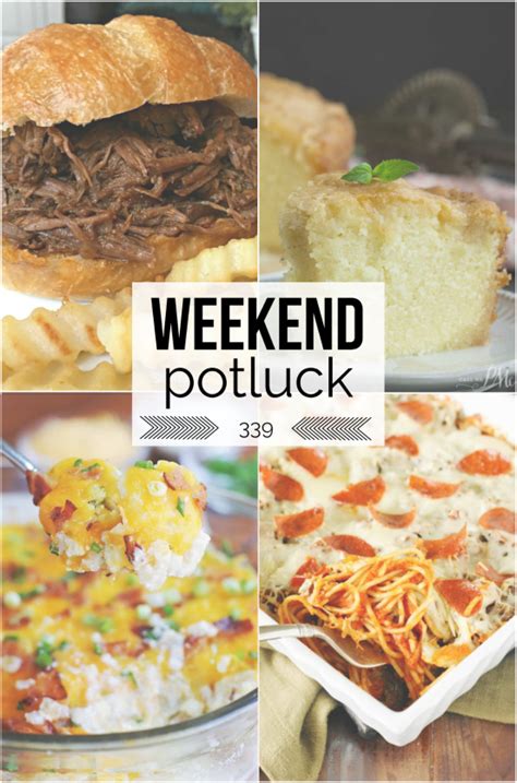 Weekend Potluck Recipes Week 339 - Family Fresh Meals