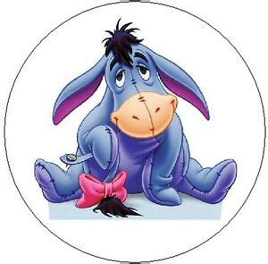 ~EEYORE w/PINK BOW~ 1" Sticker / Seal Labels! | eBay