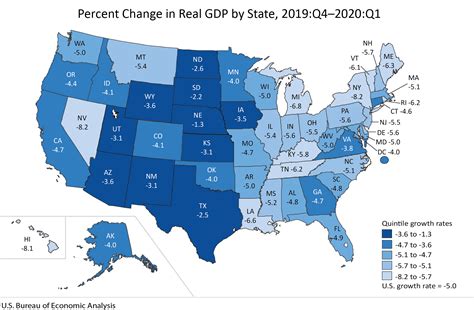 Gross Domestic Product by State, 1st Quarter 2020 | U.S. Bureau of Economic Analysis (BEA)