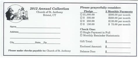 Pinandrew Martin On Pledge Cards | Fundraising throughout Church Pledge ...