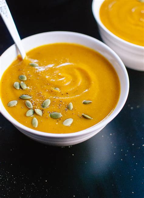 Creamy Vegan Pumpkin Soup | FaveHealthyRecipes.com