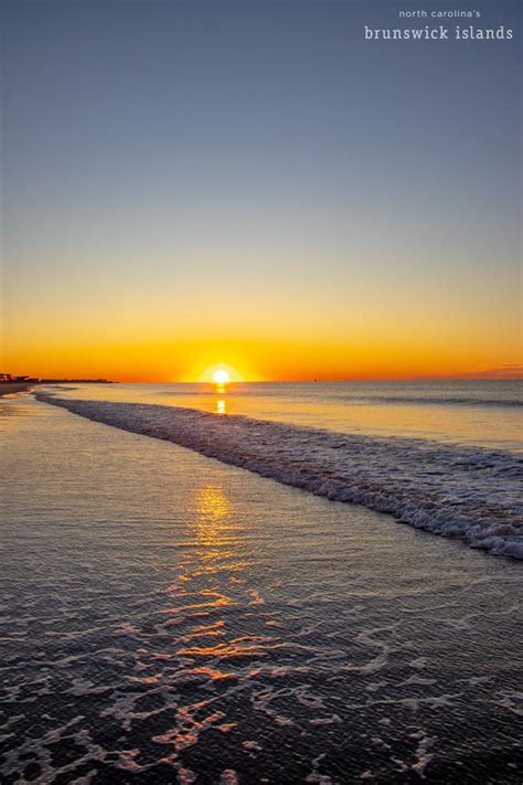 A Holden Beach Sunrise | Holden beach, Beach, Sunrise beach