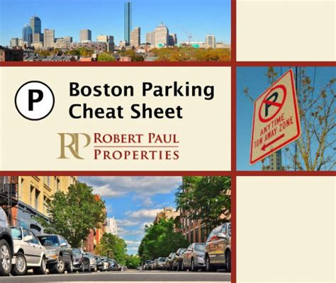 Boston Parking Cheat Sheet | Robert Paul Properties