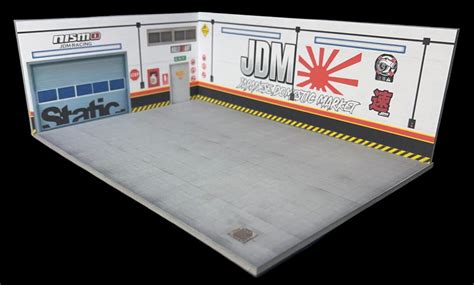 JDM Garage Diorama – Drifts Nerdy Things