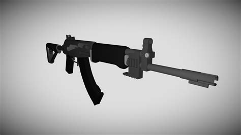 RK-62 Assault Rifle - 3D model by TheTopyz [25ba0a7] - Sketchfab