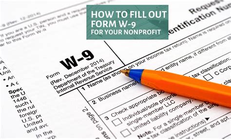 How to Fill Out Form W-9 for a Nonprofit - Printable W9 Form 2024 ...