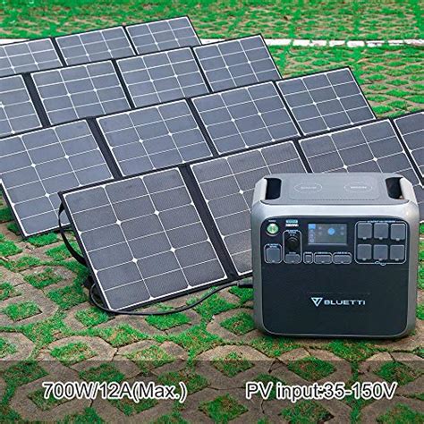 BLUETTI AC200P Solar Generator with Panels Included 2000W Portable Power Station with 3pcs ...