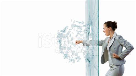 Woman Breaking Glass Stock Photos - FreeImages.com