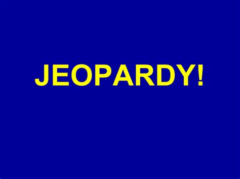 jeopardy!