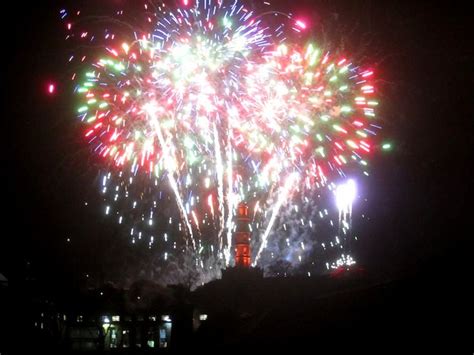 Hogmanay 2015: Fireworks on Calton Hill following the Torchlight Procession Hogmanay 2015 ...