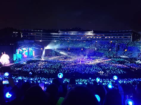 Barely knew about bts then a friend brought me to a concert. It was beautiful : heungtan