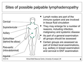 Lymph Node Examination | PPT | Free Download