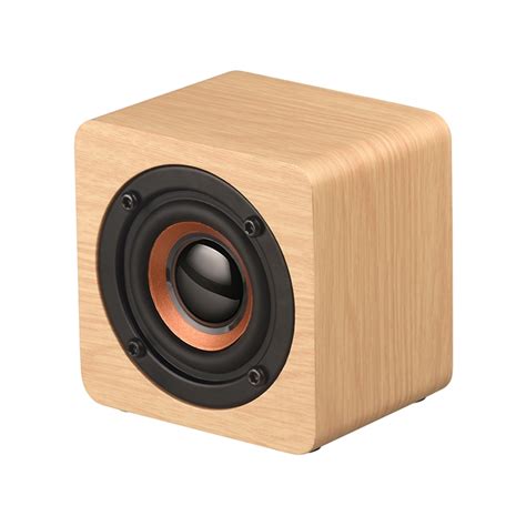 Q1 Wooden Mini Portable Mega Bass Wireless Bluetooth Speaker (Yellow ...