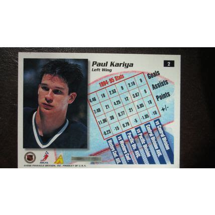 1995-96 Score Summit Paul Kariya Anaheim Mighty Ducks Card #2 on eBid ...