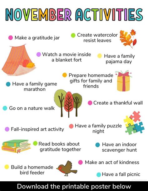 November activities: Easy ideas for happy moments with your kids – Playful Notes