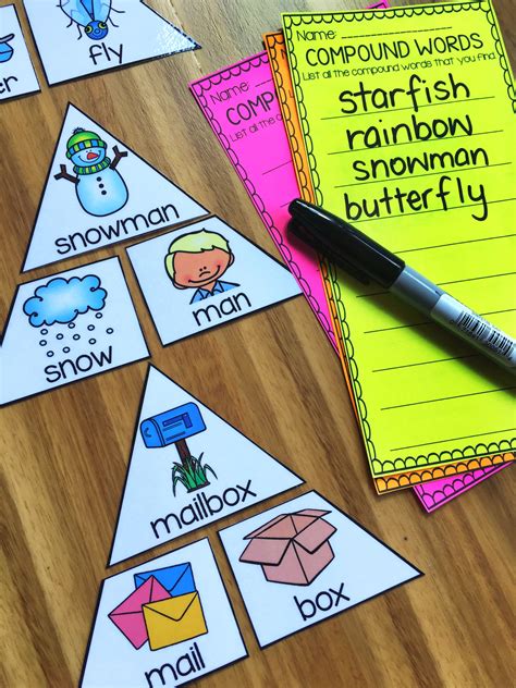 Compound Words Compound Words Compound Words Activities Word Activities ...