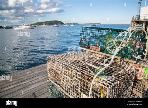 Bar Harbor in the Acadia National Park Stock Photo - Alamy