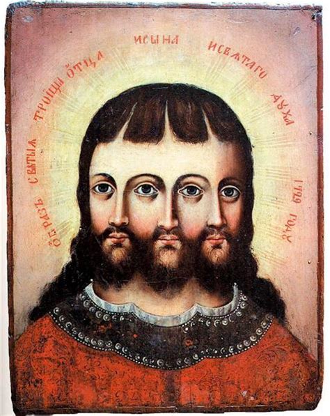 The Trinity of the Hypostatic of Tobolsk, 1729 - Orthodox Icons ...