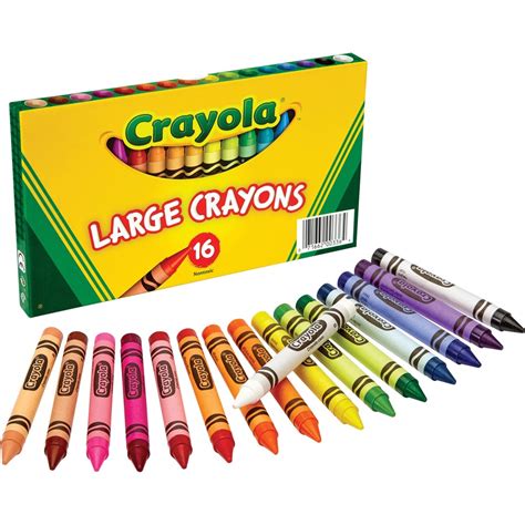 Bulk School Supplies Crayola 16-Count Large Crayons CYO520336