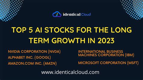 Top 5 AI Stocks for the Long Term Growth in 2023 - identical Cloud