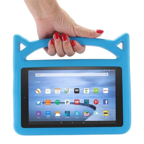 7 inch Kids Tablet Case Shock Proof EVA Protective Cover for Fire 7 Tablet with Grip Handle ...