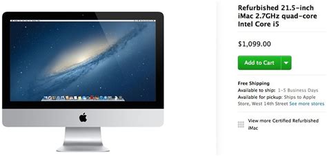 Refurbished Late 2013 21.5-Inch iMac Debuts in Apple's Online Store ...