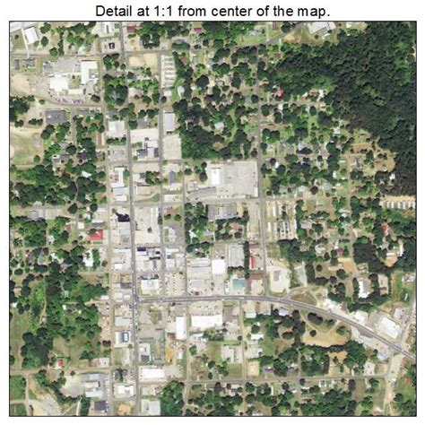 Aerial Photography Map of Farmerville, LA Louisiana