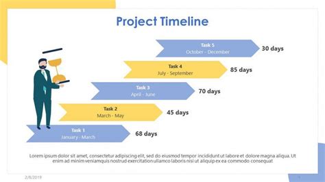 Project Timeline | Free PowerPoint Template