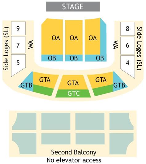 Symphony Hall Seating Map | Elcho Table