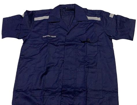 Half sleeves Blue Industrial Worker Uniform at Rs 1250/set in Mumbai ...