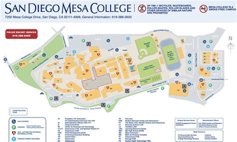 Mesa College Map - SD Met High School