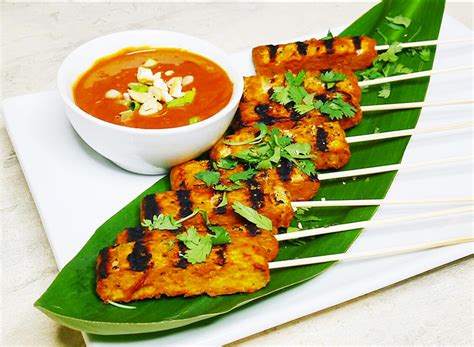 Sneak Peek: Thai Vegan Satay with Peanut sauce - Vegan News Daily