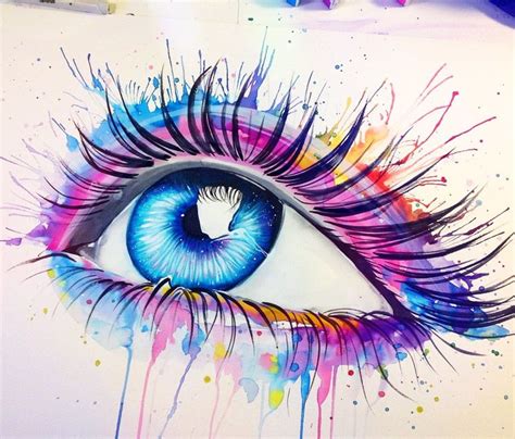 Watercolor Eye Painting at GetDrawings | Free download