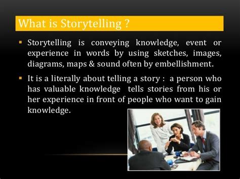 Storytelling technique