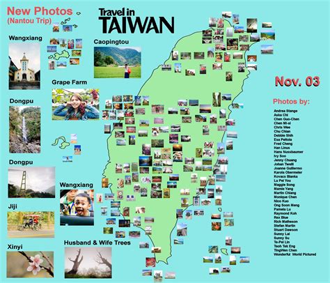 Travel in Taiwan Map - Nantou Trip