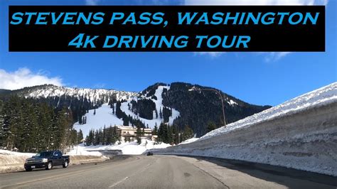 Stevens Pass, Washington | 4k Driving Tour | Dashcam - YouTube