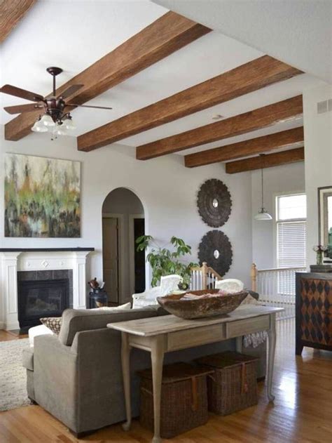 Pin by Crystal Mitchum on erik | Beams living room, Ceiling beams living room, Wood beams living ...